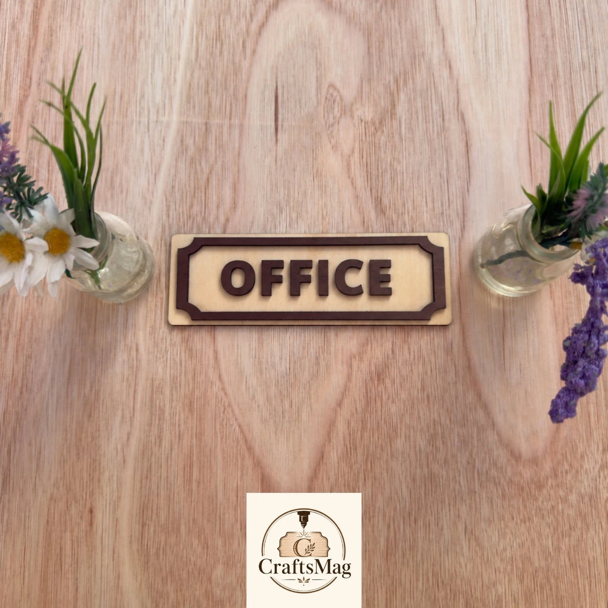 Wooden Toilet Sign Plaque 3D Effect Door Sign Custom Made to Order — photo 15