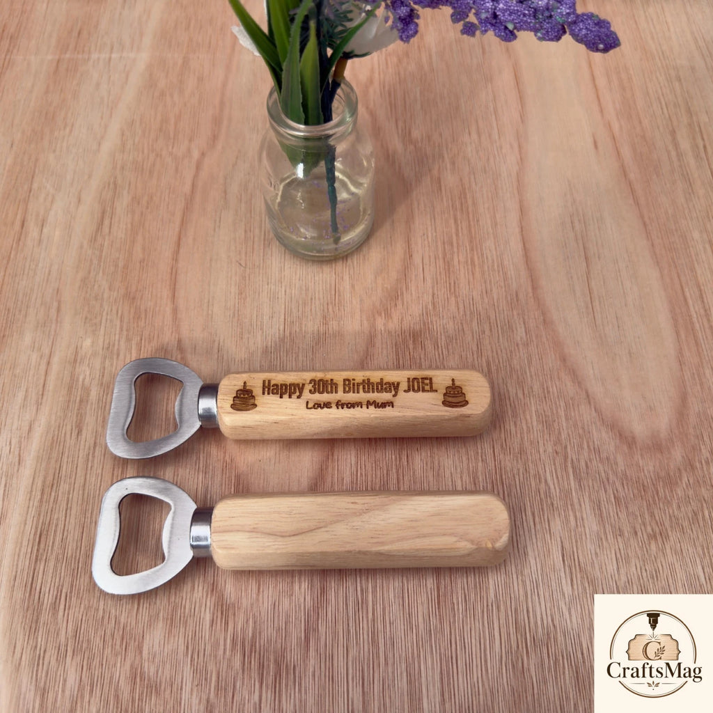 Personalised Birthday Bottle Opener Birthday Gift for Him 18th 21st 30th 40th — photo 2