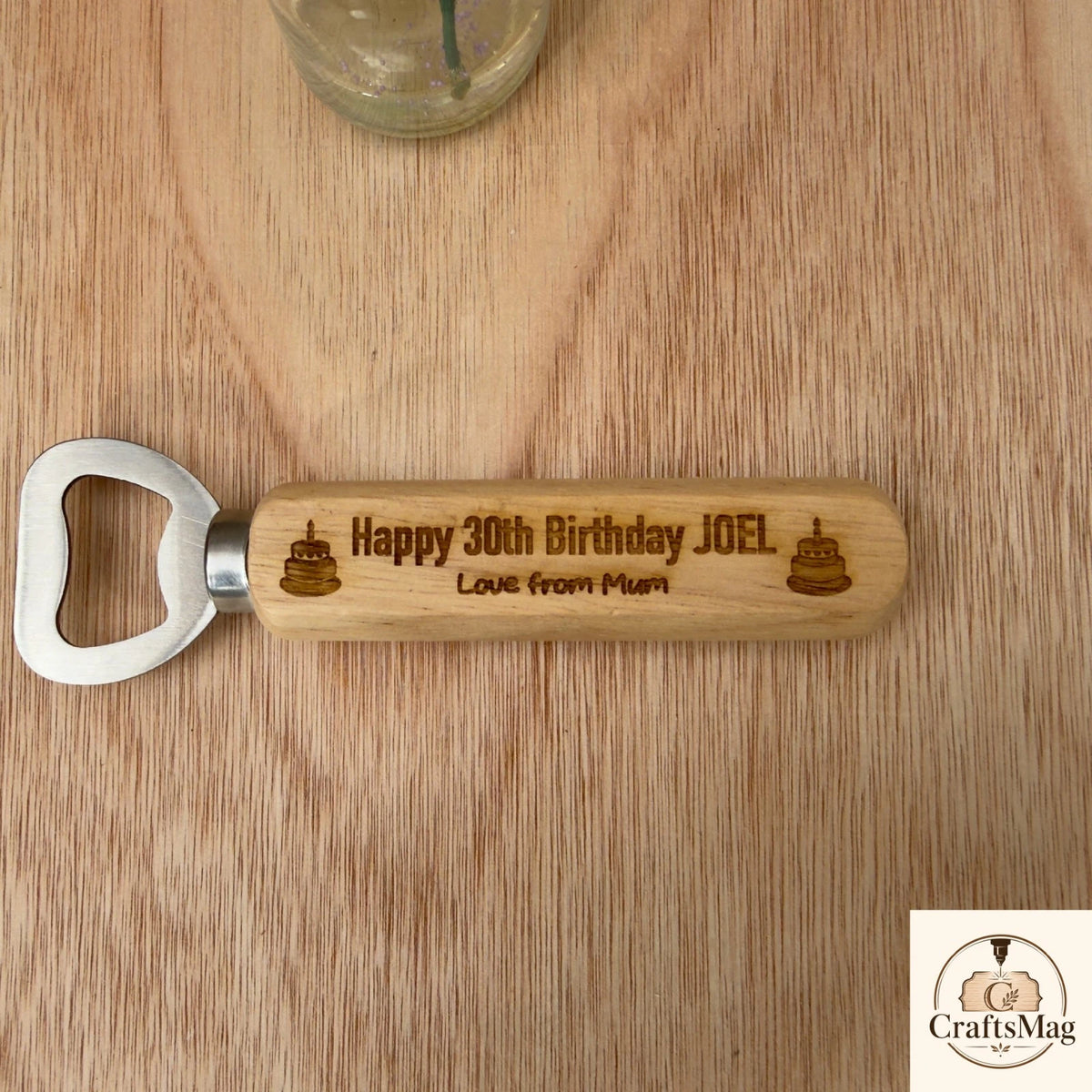 Personalised Birthday Bottle Opener Birthday Gift for Him 18th 21st 30th 40th — photo 3