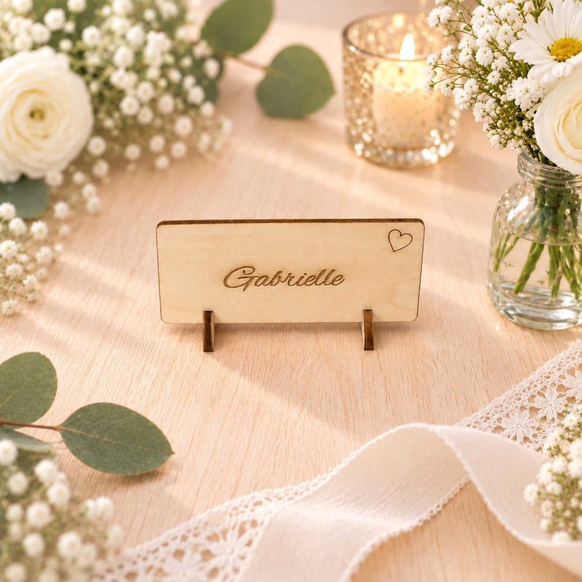 Wedding Place Cards Table Name Cards Personalized Wooden Wedding Decor Markers — photo 13