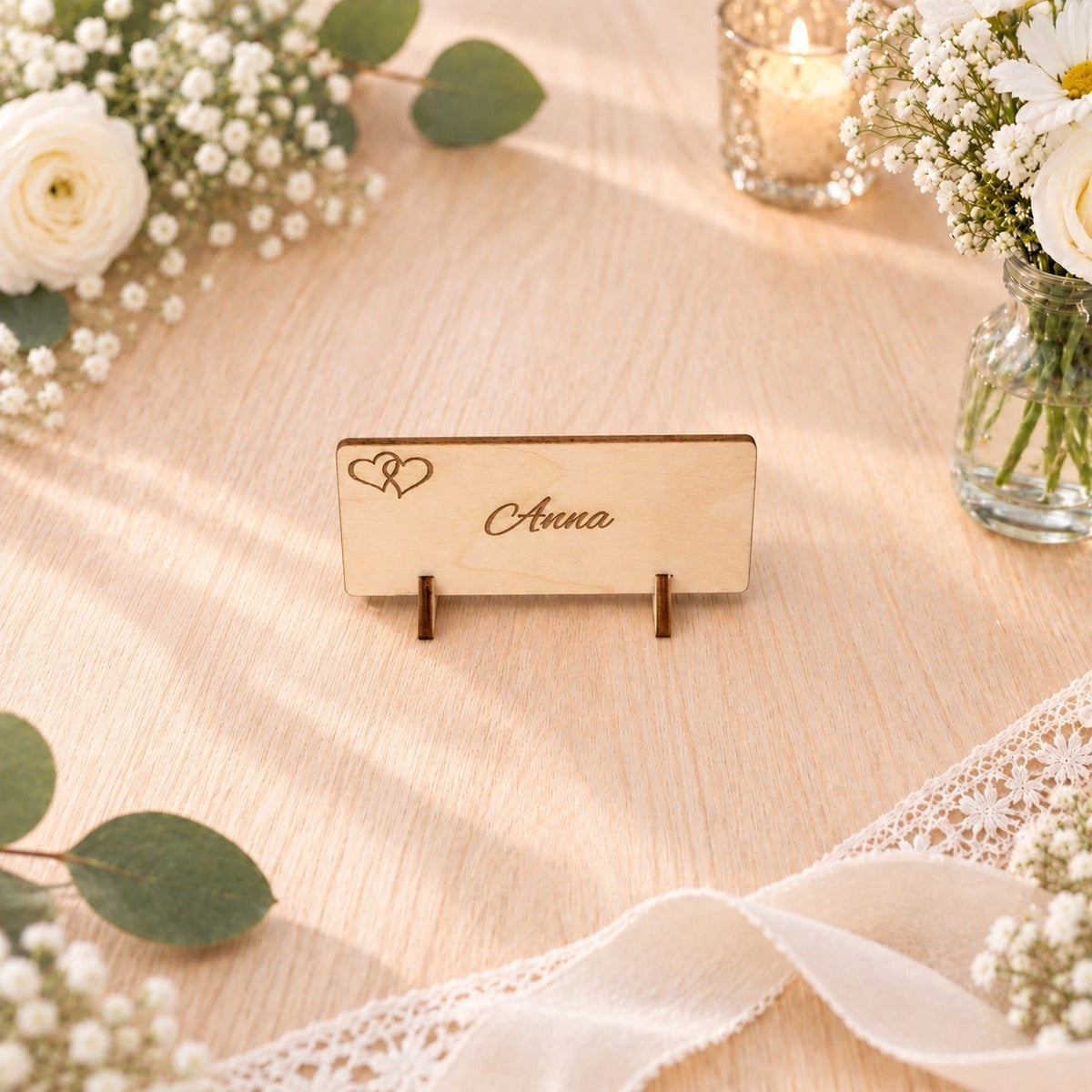 Wedding Place Cards Table Name Cards Personalized Wooden Wedding Decor Markers — photo 14