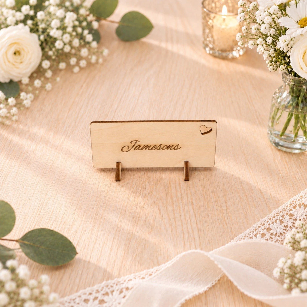 Wedding Place Cards Table Name Cards Personalized Wooden Wedding Decor Markers — photo 15