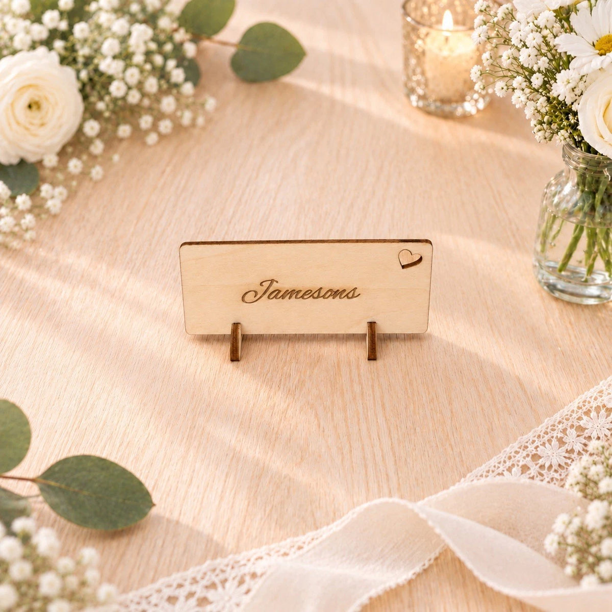 Wedding Place Cards Table Name Cards Personalized Wooden Wedding Decor Markers — photo 15