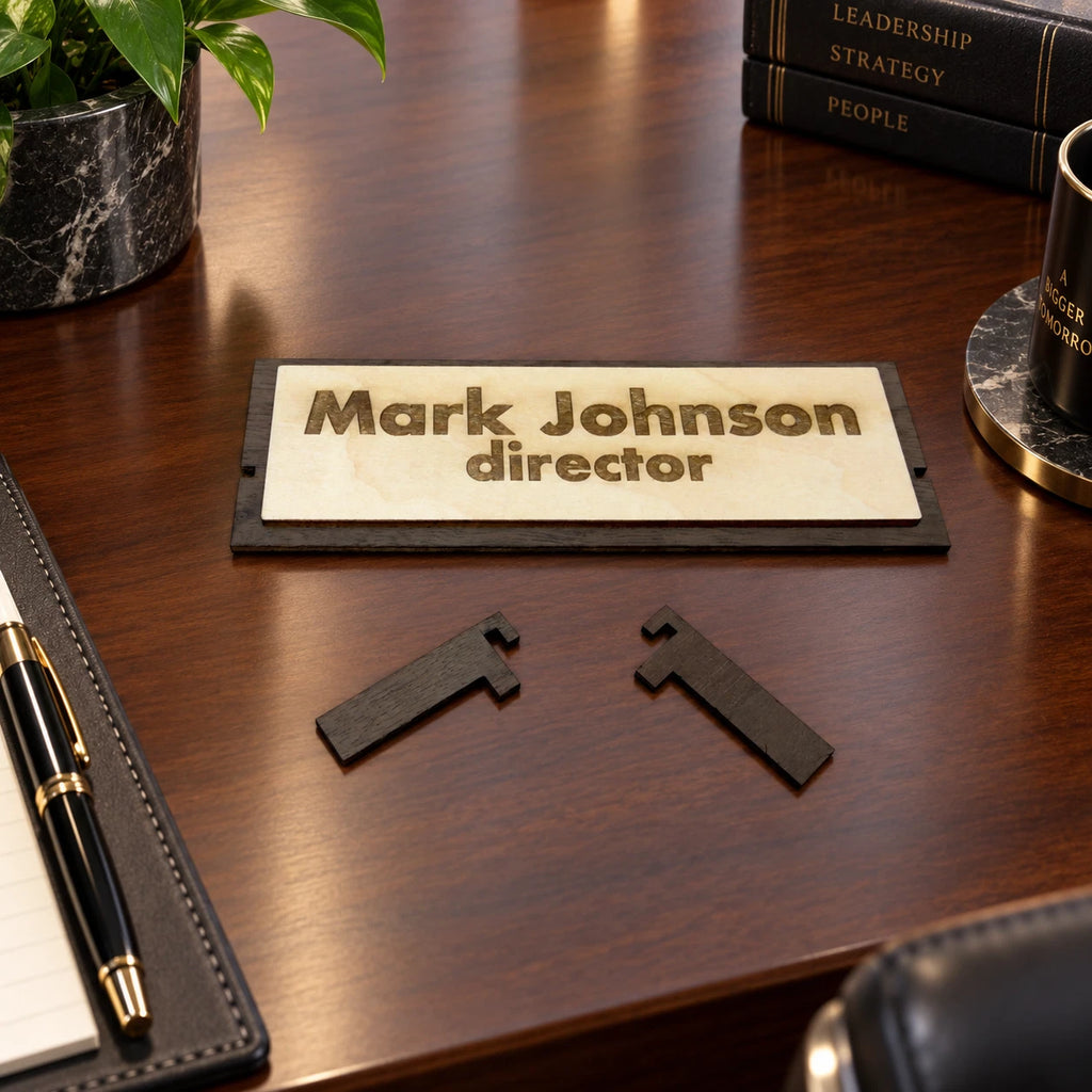 Executive Personalised Desk Name,Custom Engraved Sign,Name Plaque,Office manager — photo 10