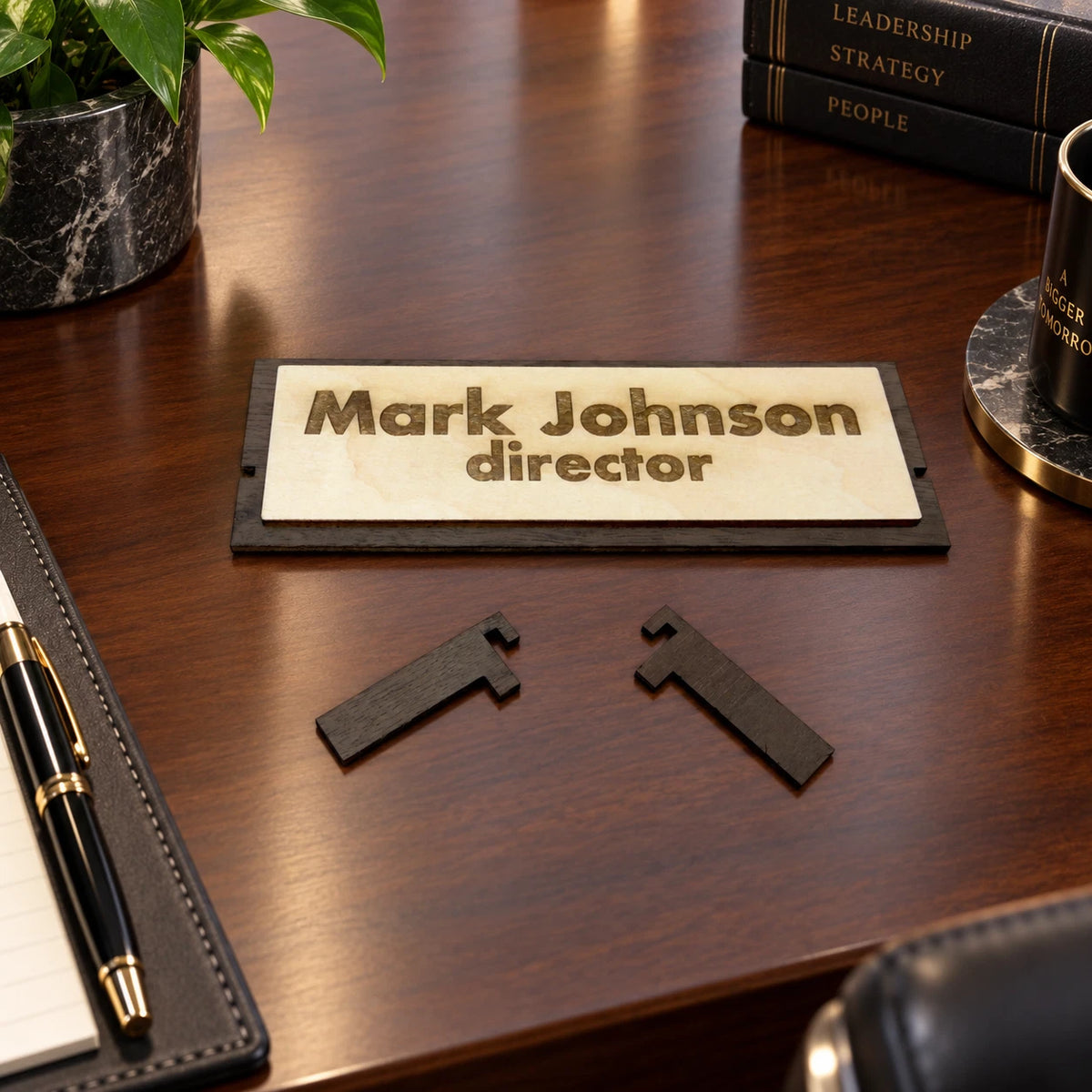 Executive Personalised Desk Name,Custom Engraved Sign,Name Plaque,Office manager — photo 10