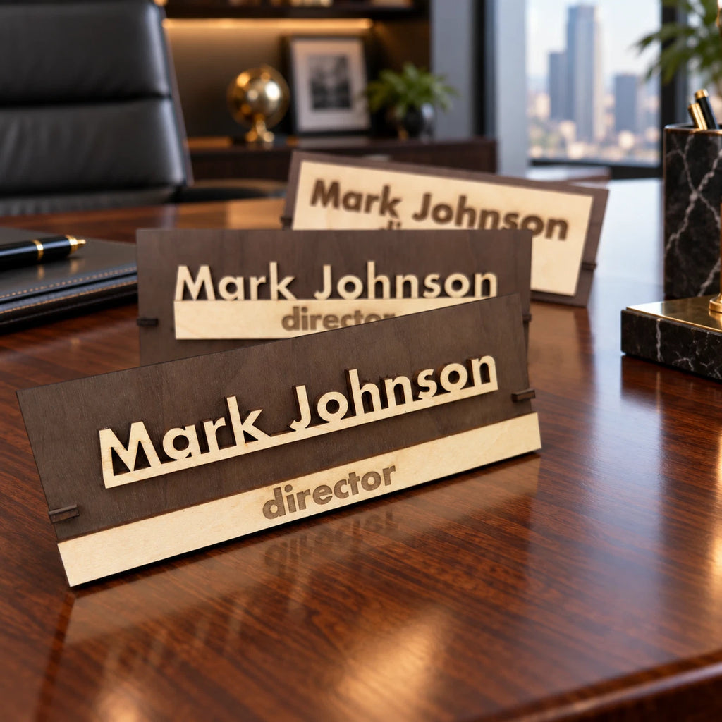 Executive Personalised Desk Name,Custom Engraved Sign,Name Plaque,Office manager — photo 5