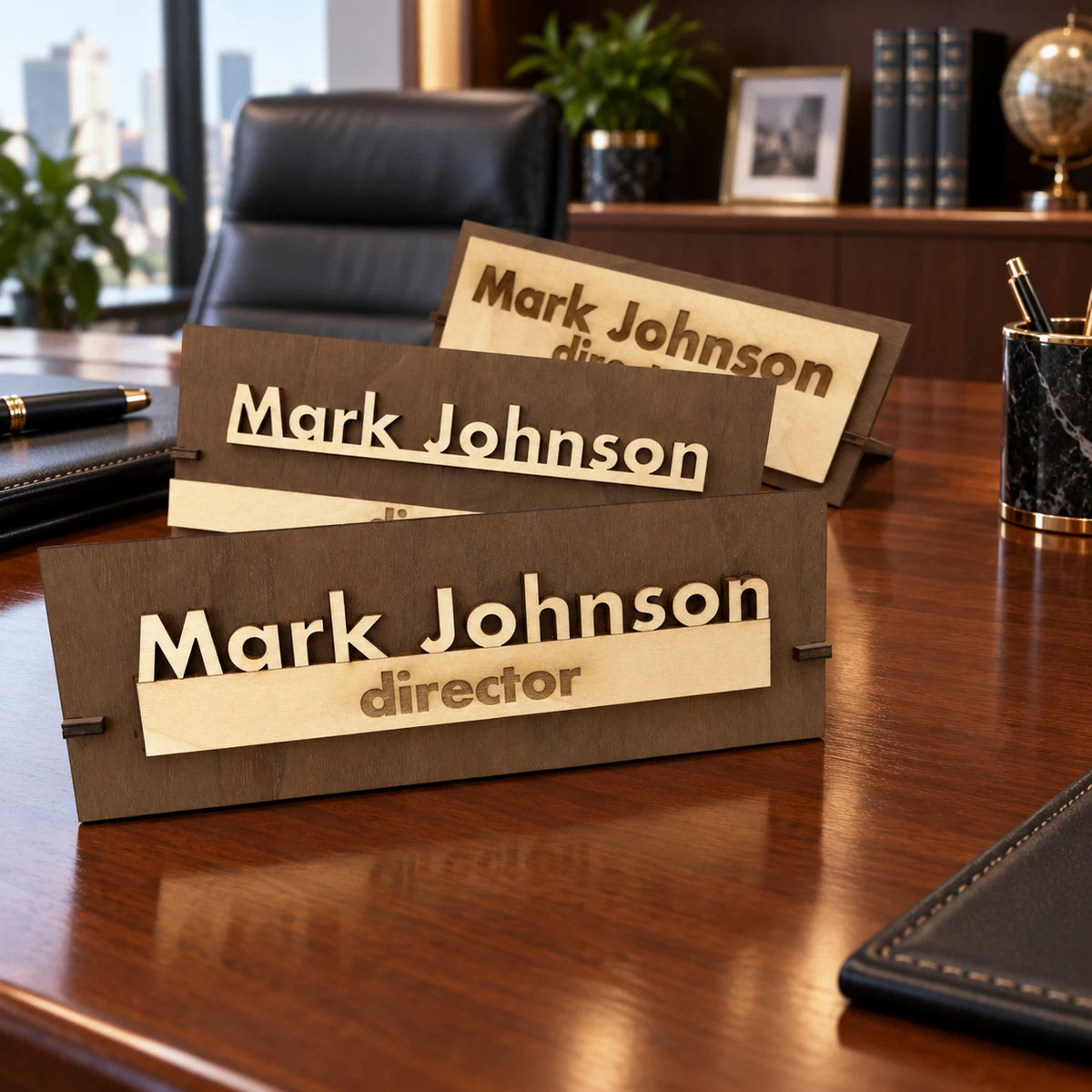 Executive Personalised Desk Name,Custom Engraved Sign,Name Plaque,Office manager — photo 6