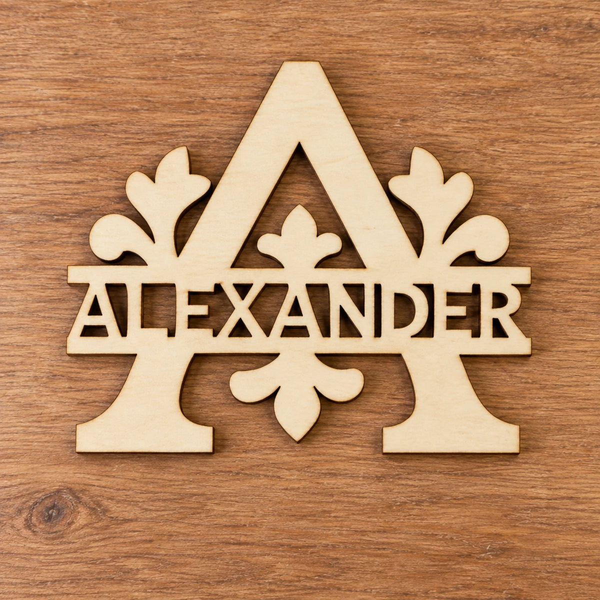 Personalised Monogram Wooden Letters Name Door Sign Crafts Wedding Plaque — photo 2