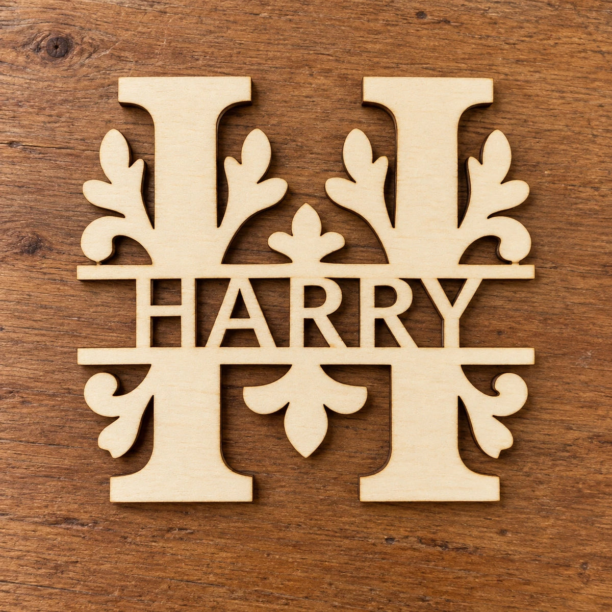 Personalised Monogram Wooden Letters Name Door Sign Crafts Wedding Plaque — photo 4
