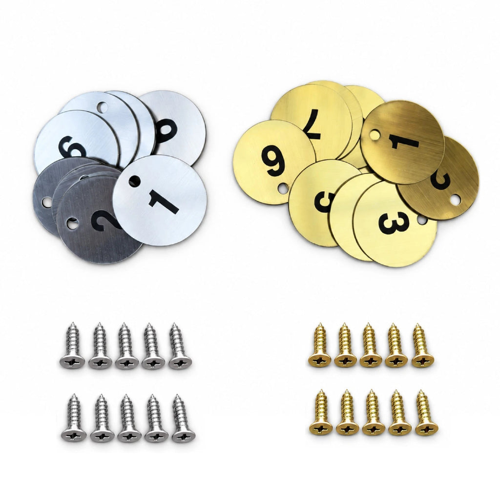 Laser Engraved Number Discs, Table, Tags, Locker, Pub, Restaurant, Clubs 10x3cm — photo 1