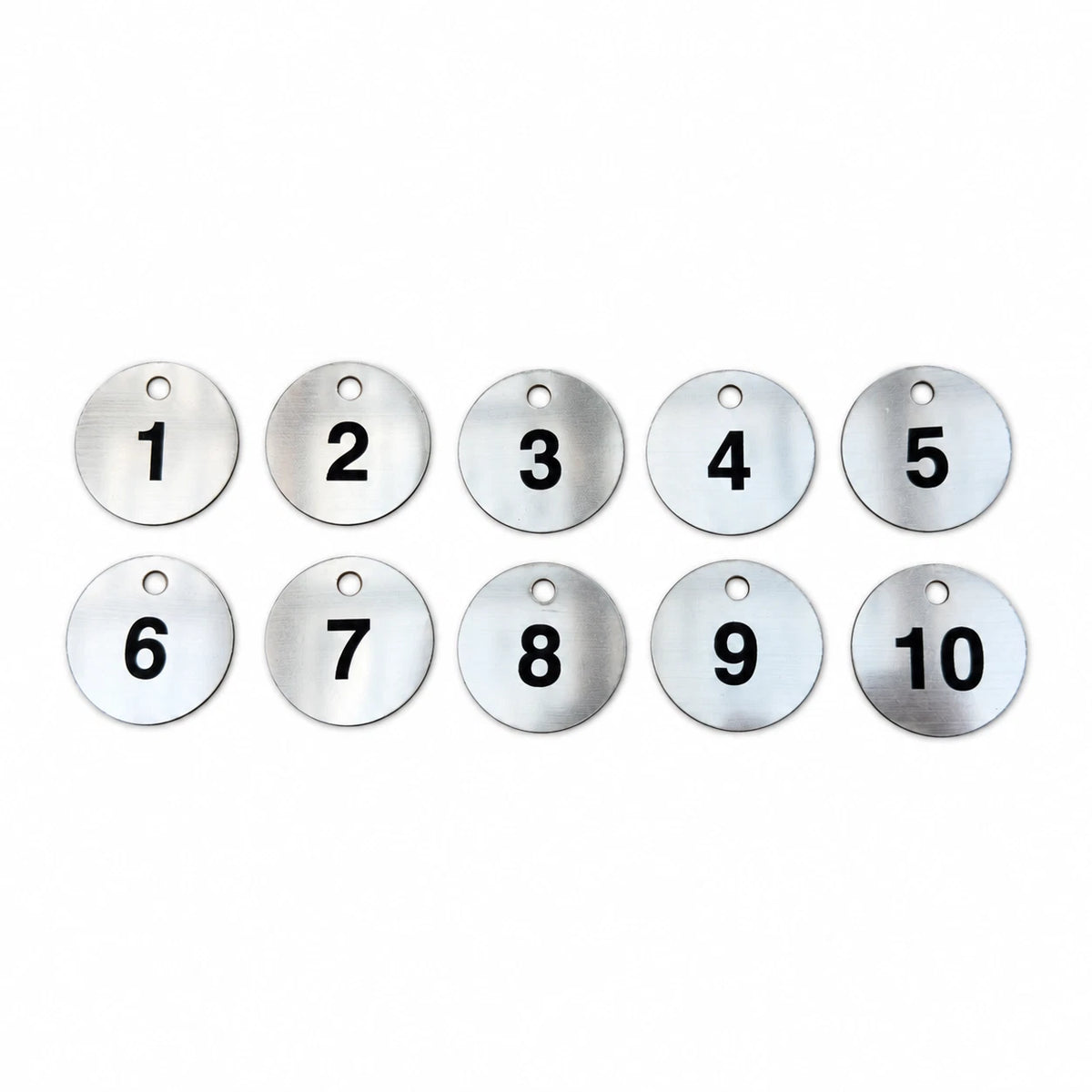 Engraved Number Discs Gym Locker Pub Club Restaurant Table Tags 1-10, 1-20, 1-40 — photo 15