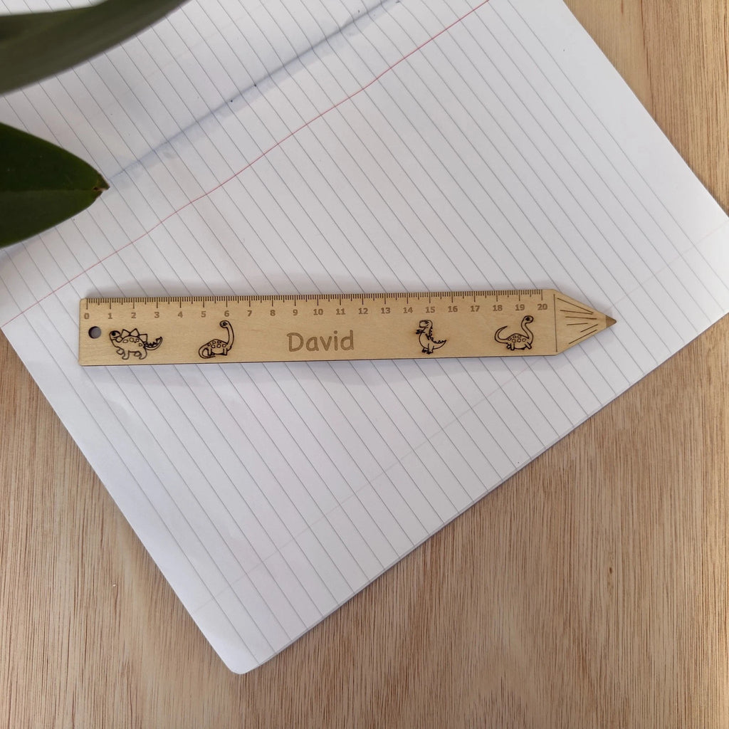 Personalised Wooden School Ruler Engraved Name Teacher Gift Back to School — photo 7