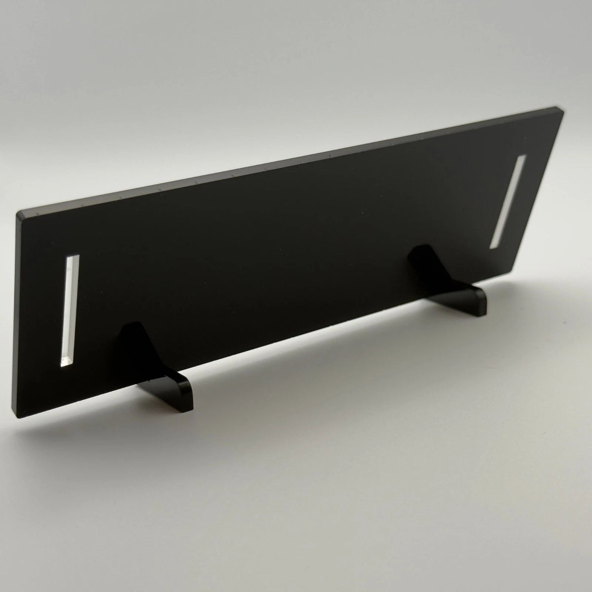 Personalised Desk Name Plate Black Frosted Acrylic Office Sign 2 Lines 6 Fonts — photo 11